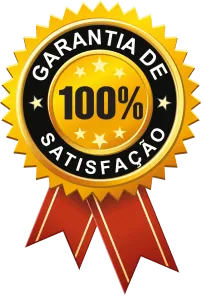 Selo de garantia 100% de satisfação