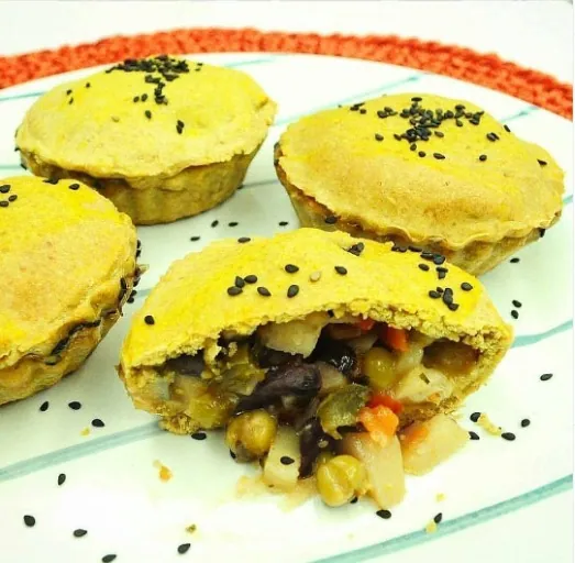Empadão de legumes sem glúten