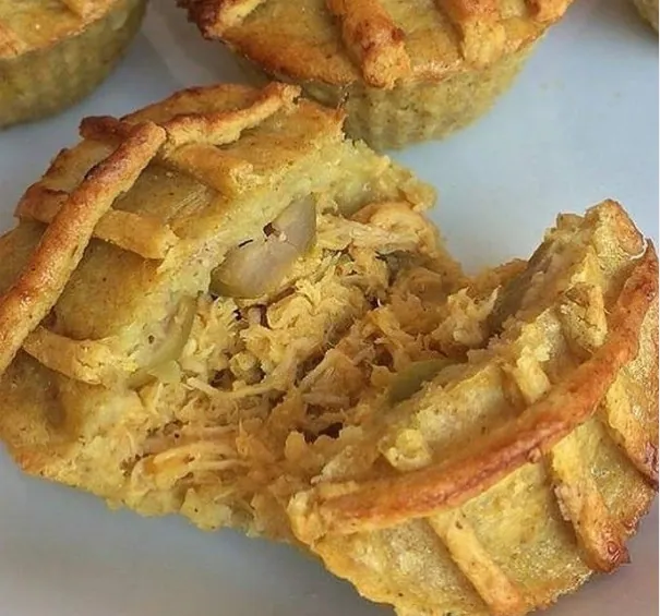 Torta de frango sem glúten